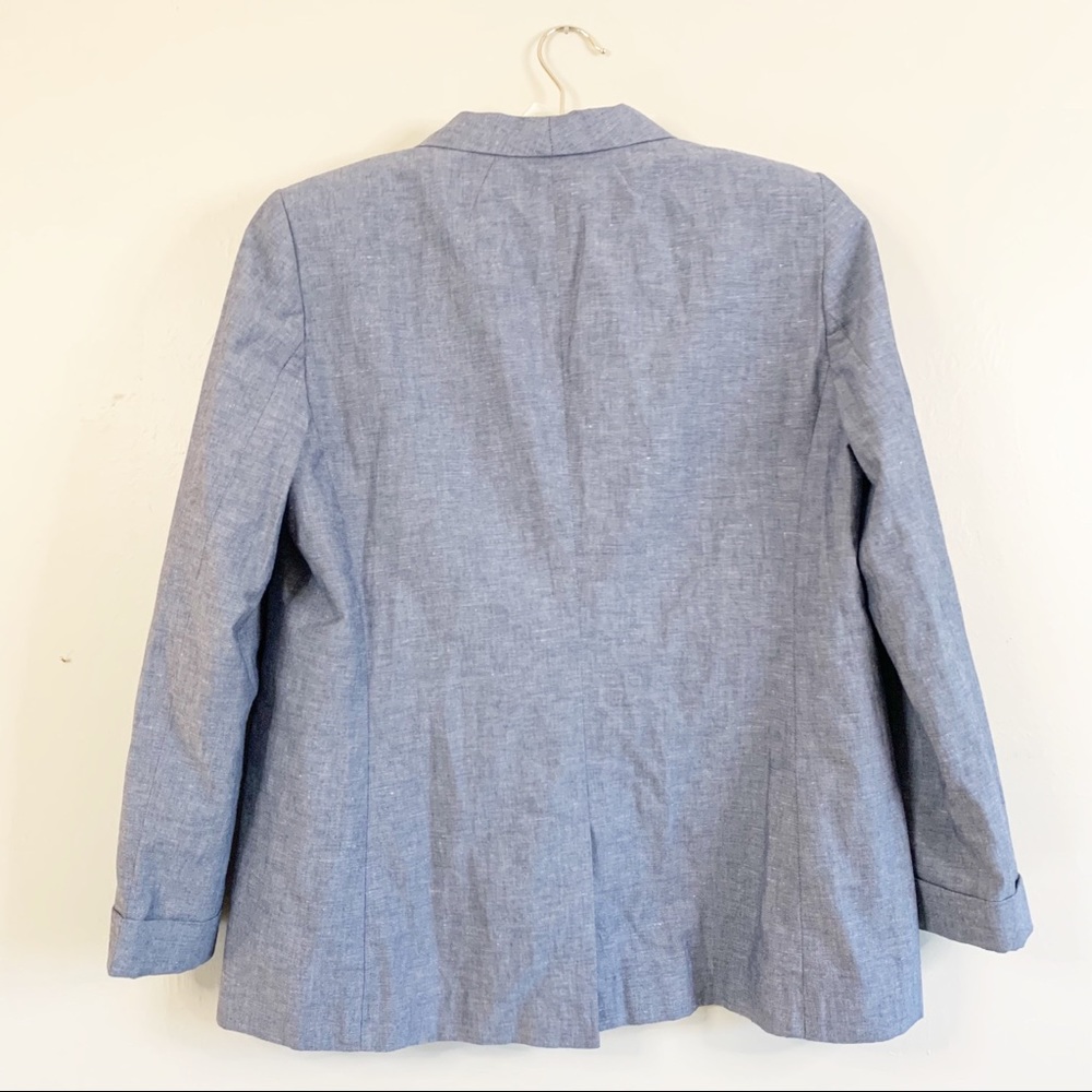 J.CREW UNSTRUCTURED BLAZER in Deep Water - Picture 5 of 9